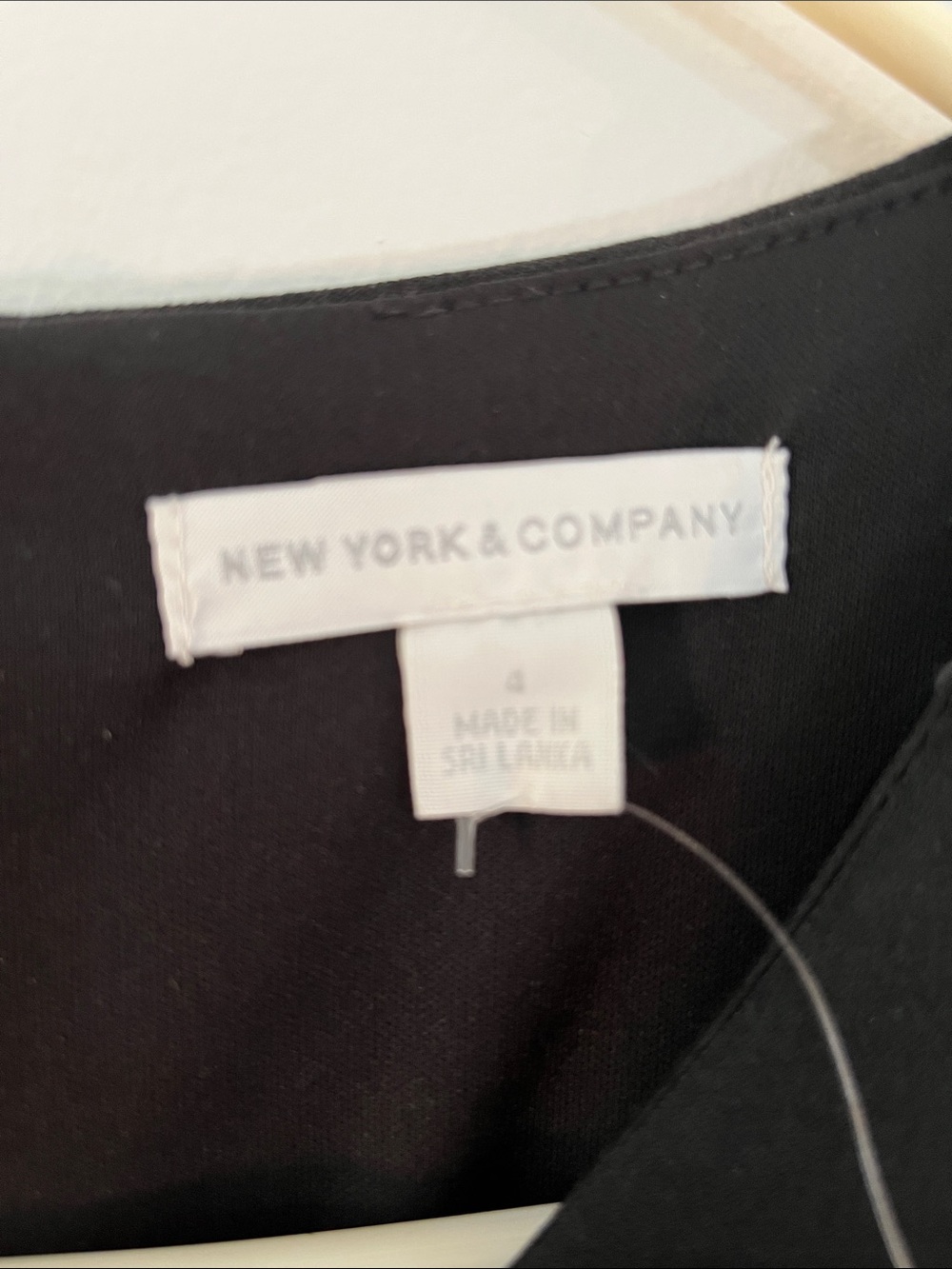 New York & Company Black Sleeveless Midi Fit-and-Flare Dress - Picture 2 of 7